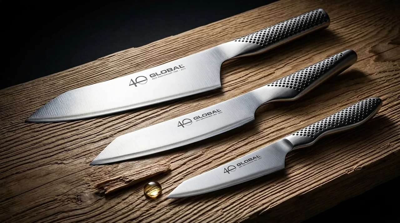 Global Set G-458110 · 40 Aniversario (3 cuchillos)