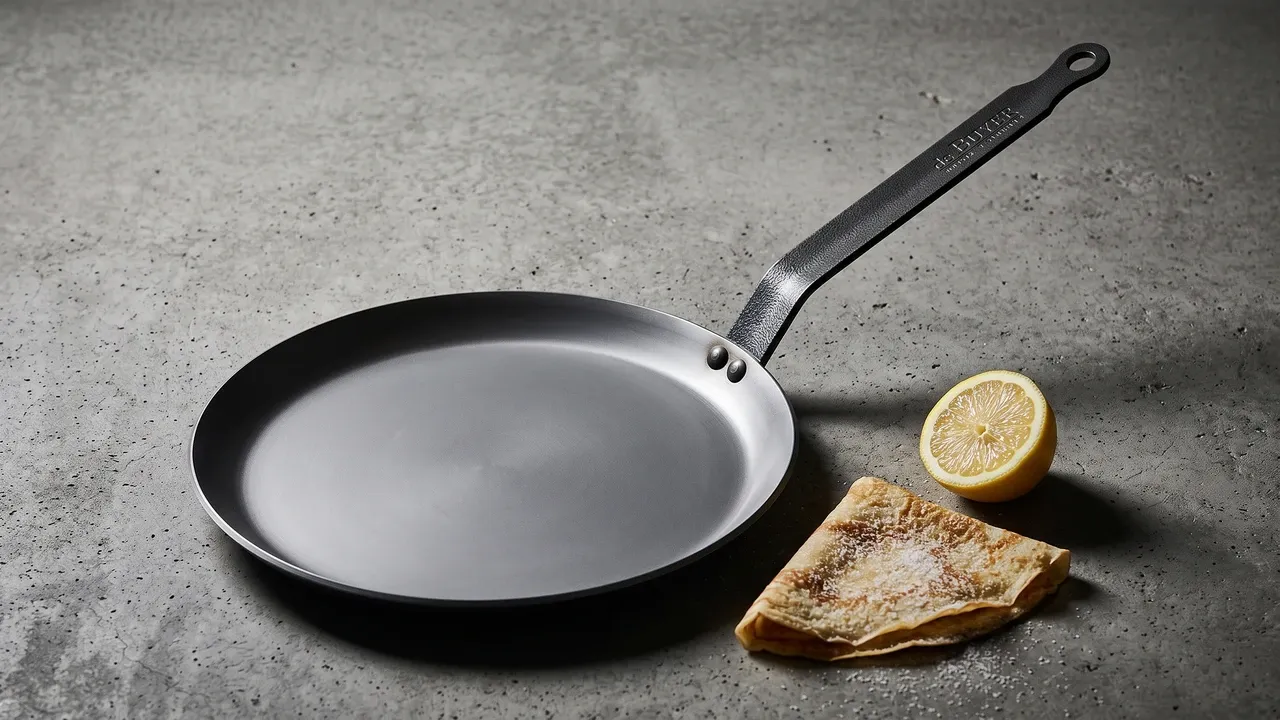 Crepes Carbone Plus, sartén de acero al carbono de 22 cm