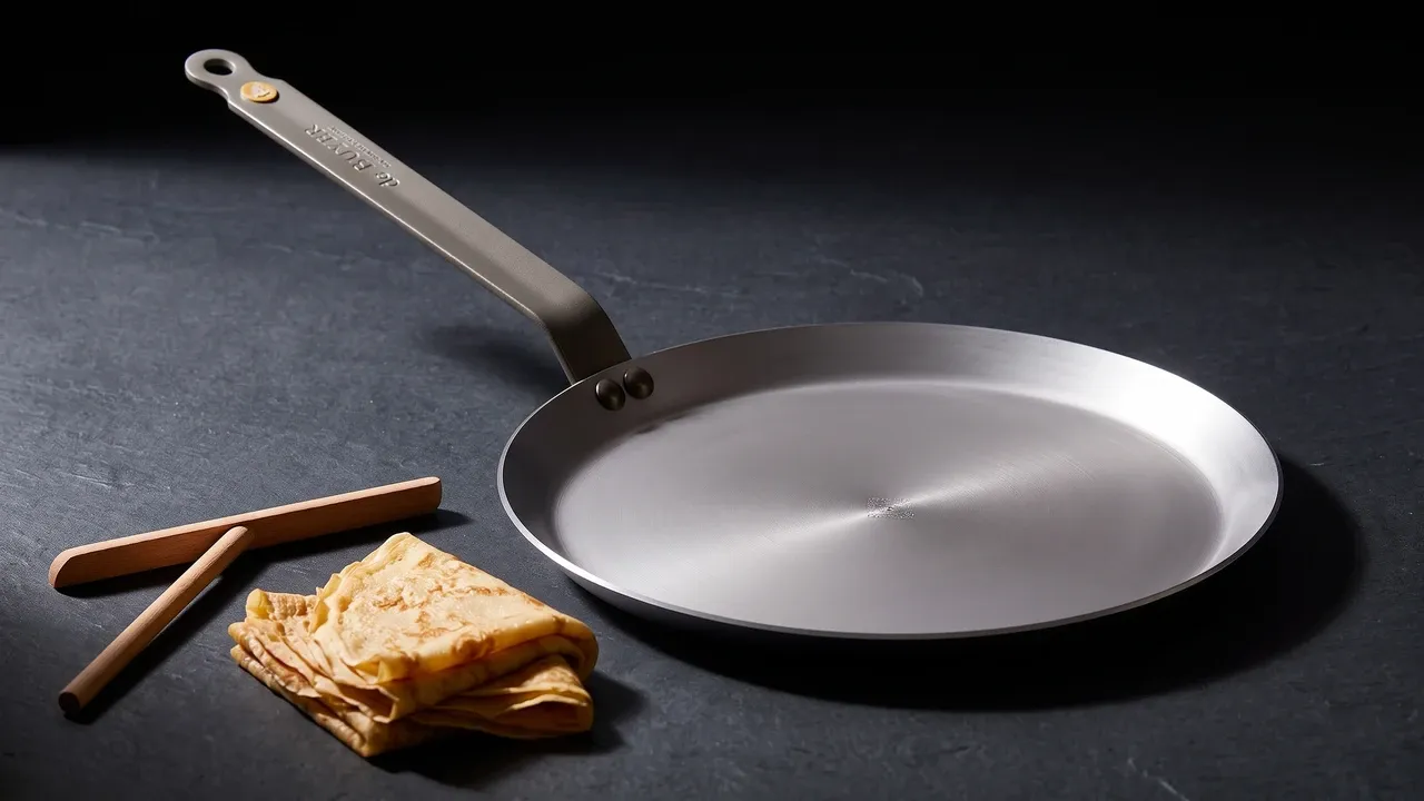 Crepes Mineral B Element, sartén de acero al carbono de 30 cm