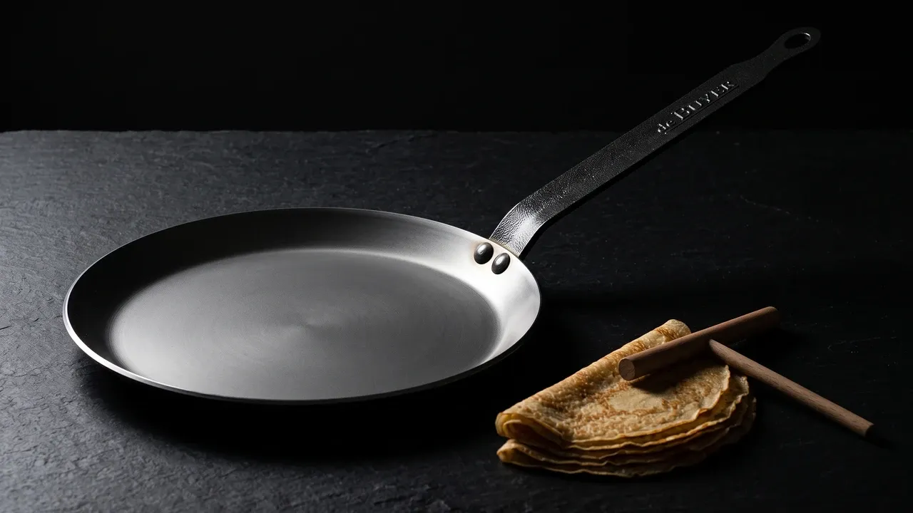 Crepes hierro 512, sartén de acero al carbono
